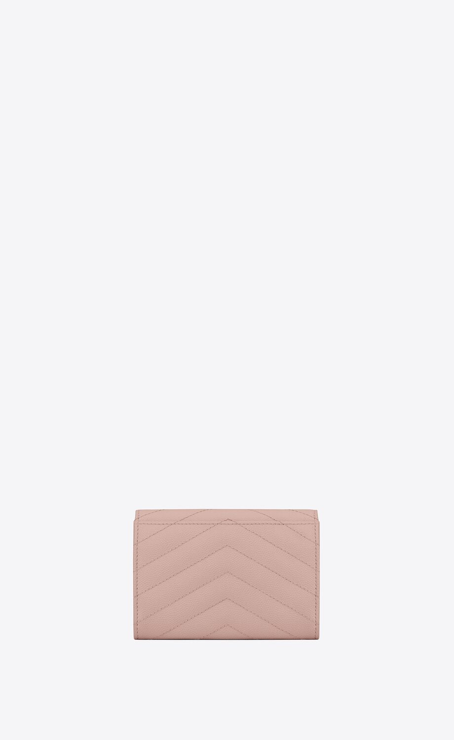 CASSANDRE MATELASSÉ SMALL ENVELOPE WALLET IN GRAIN DE POUDRE EMBOSSED LEATHER